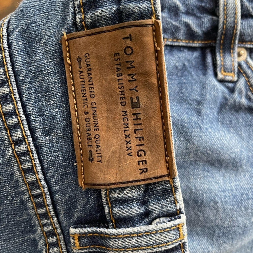 Tommy Hilfiger Blue Denim Jean Shorts Casual Style
